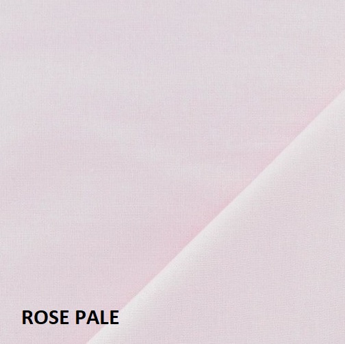 coton uni rose pale
